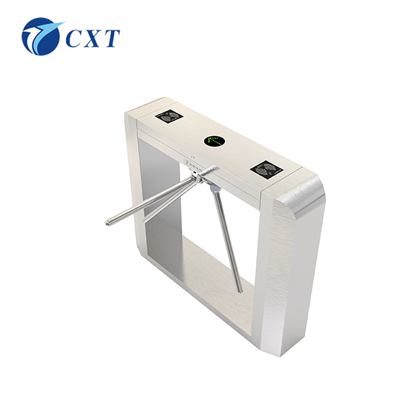 QR Tripod Turnstile/Drop Arm Turnstile Core Features Model: CXT-SW128C Ideal Turnstile solution for QR Code, Bar-code, Mobile QR scanning system Fully automatic tripod turnstile mechanism with longer lifespan Modular structure design is more simple and easier for install and maintenance Better buffer effect, greatly improve anti-collision ability and prevent human injuries Tripod arm automatically fall down to evacuate the crowd in case of emergency Superior quality with stable performance MCBF: 8 million times Dimension:1200*280*980mm Lane width:510 mm Anti-trailing: Excellent Anti-collision: Excellent Pass group:pedestrian-only Slim Tripod Turnstile Package： QR Tripod Turnstile Comparison Table Seq. Item name Market product CXT upgraded product 1 Rotation mode Manual push Electric power 2 Positioning principle Optical coupling point Motor self-position 3 Positioning mode Positioning arm Timely re-push, unlock 4 Transmission mode Magnetic valve Brush-less motor 5 Control Technology SCM ARM 6 Arm lock mode Manual Auto 7 Buffering None has 8 Anti-reverse None has 9 Noise Big none 10 Mechanical wear Big none 11 unauthorized mechanical alarm (infrared) None has 12 Passing indicator Data setting None has 13 Life-span 1-3Year Above 6 year 14 Flow capacity 25-30per./min. 30-45per./min. 15 Normal open when power off has has 16 Memory has has 17 Fire protection input has has 18 Feedback signal output has has Dynamic access control system, vehicle access door, door for people to pass through, vehicle access control, Access control, Access control solutions, Access control platform, Access control during fire alarm, Access control, Access Card, Elevator access control, access control parameters, Biometric access control, Fingerprint access control,